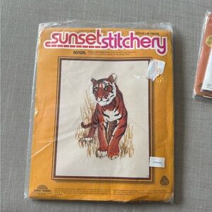 Sunset Stitchery Bengal Tiger Kit